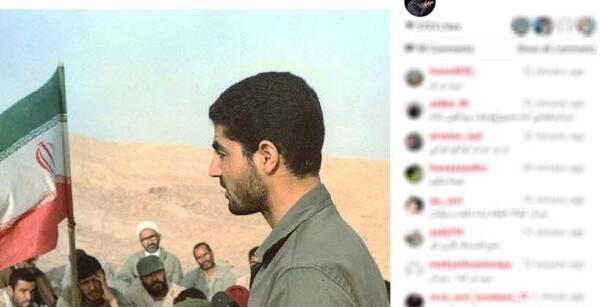 عکس جوانی سلیمانی سردار