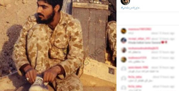 عکس جوانی سلیمانی سردار