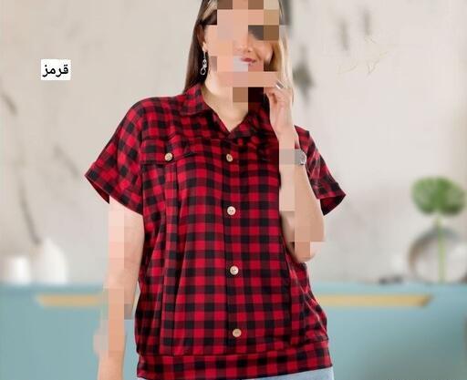 عکس شومیز چهارخونه دخترانه