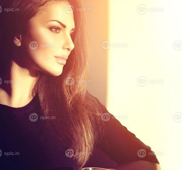 عکس زن قهوه