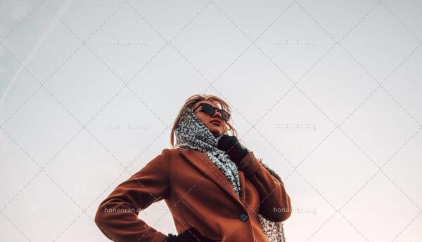 عکس زن قهوه