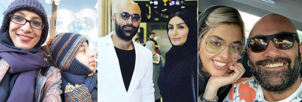 عکس مینا شمس همسر اول مهدی کوشکی