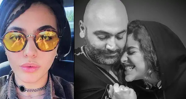 عکس مینا شمس همسر اول مهدی کوشکی