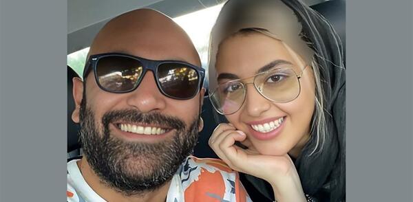 عکس مینا شمس همسر اول مهدی کوشکی