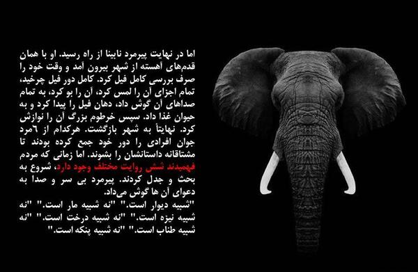 عکس فیل سیاه و سفید
