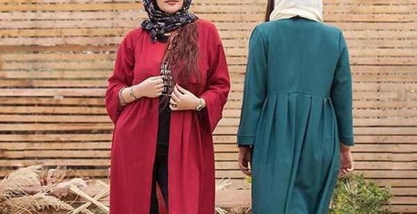 عکس تصاویر مانتو حریر جلو باز