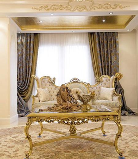 عکس دکوراسیون طلایی