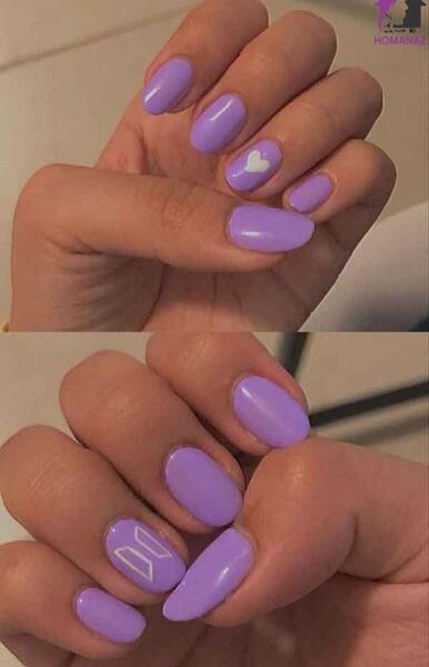 عکس ژل ناخن بی تی اس