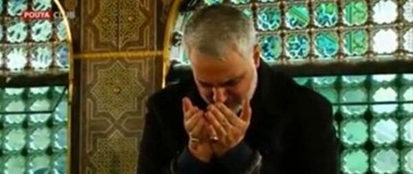 عکس حاج قاسم حرم امام رضا