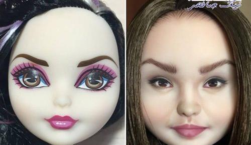 عکس نقاشی چهره عروسک