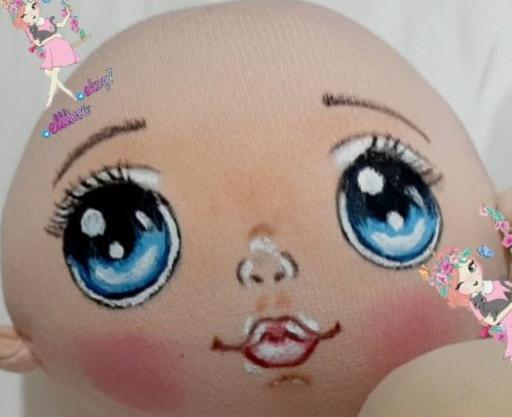 عکس نقاشی چهره عروسک