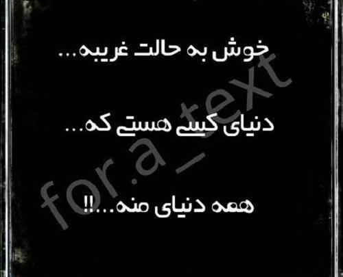 عکس نوشته تو تمام وجودمی