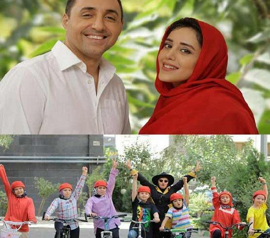 عکس امیرحسین رستمی با دخترش