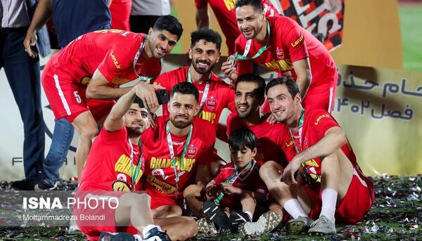 عکسی از قهرمانی پرسپولیس