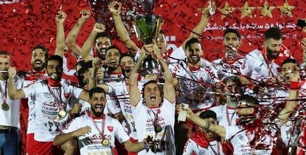 عکسی از قهرمانی پرسپولیس