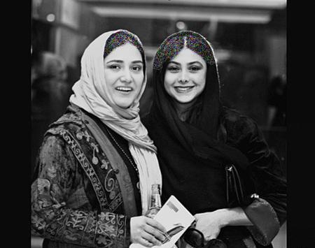 عکسهای باران کوثری در جشن حافظ
