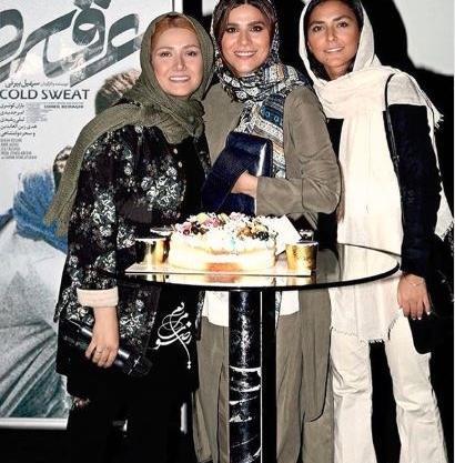 عکسهای باران کوثری در جشن حافظ