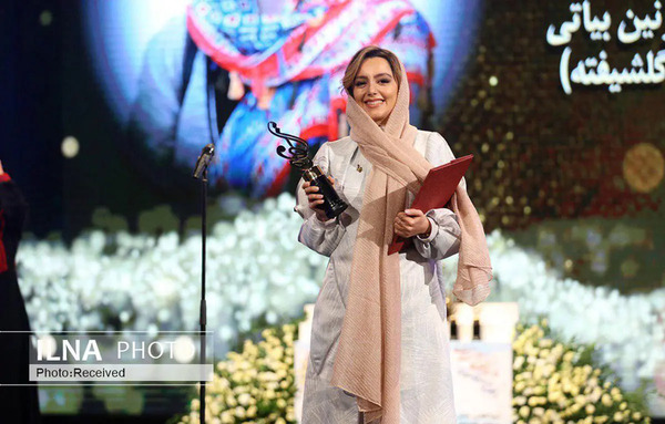 عکسهای باران کوثری در جشن حافظ