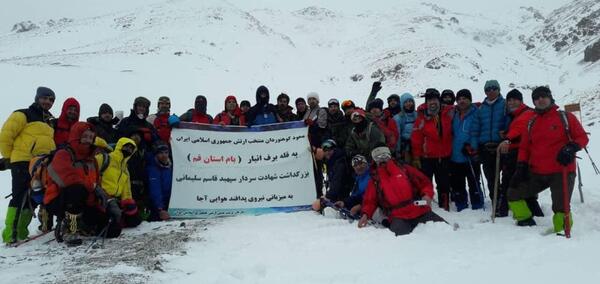 عکس برف انبار قم