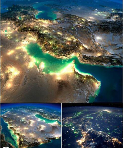 عکس ایران شب