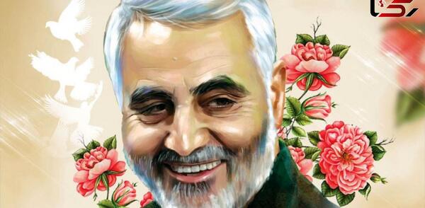 عکس جالب سردار سلیمانی