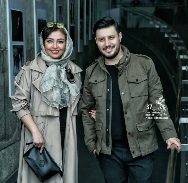 عکسهای جواد عزتی و زنش