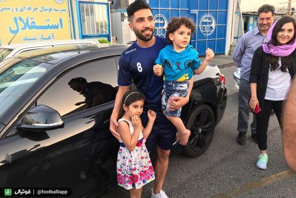 عکس محمد دانشگر با لباس شخصی