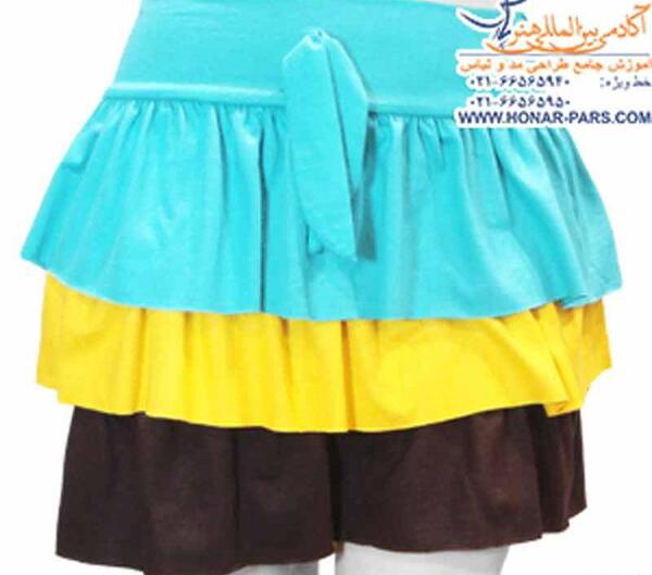 عکس دامن چین دار
