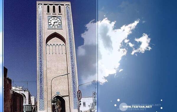 عکس برج ساعت تبریز