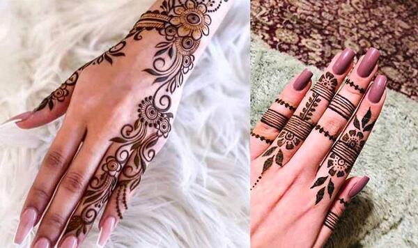 عکس حنا هندی روی دست