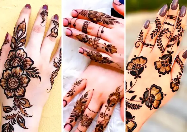عکس حنا هندی روی دست