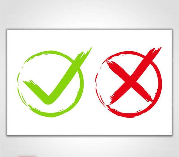 عکس دانلود وکتور ضربدر قرمز