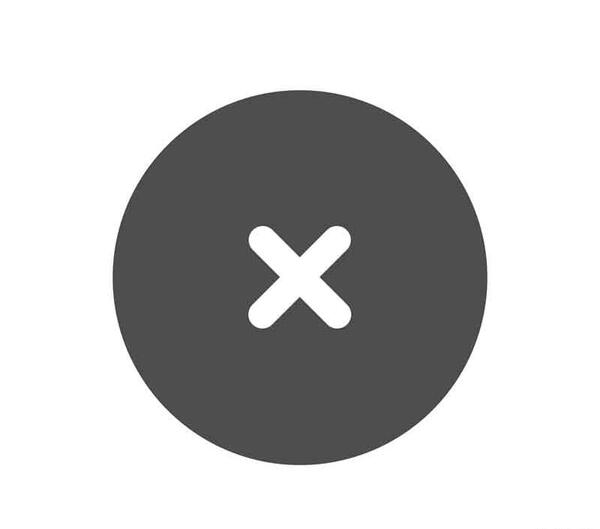 عکس دانلود وکتور ضربدر قرمز