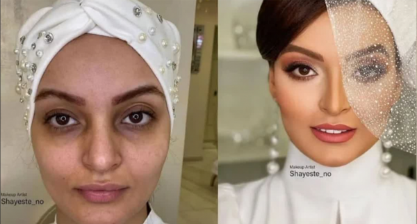 عکس مرد آرایش کرده