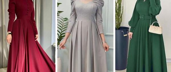 عکس لباس مجلسی زنانه لمه پوشیده