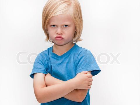 عکس نوزاد اخمو