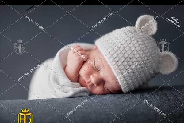 عکس نوزاد اخمو
