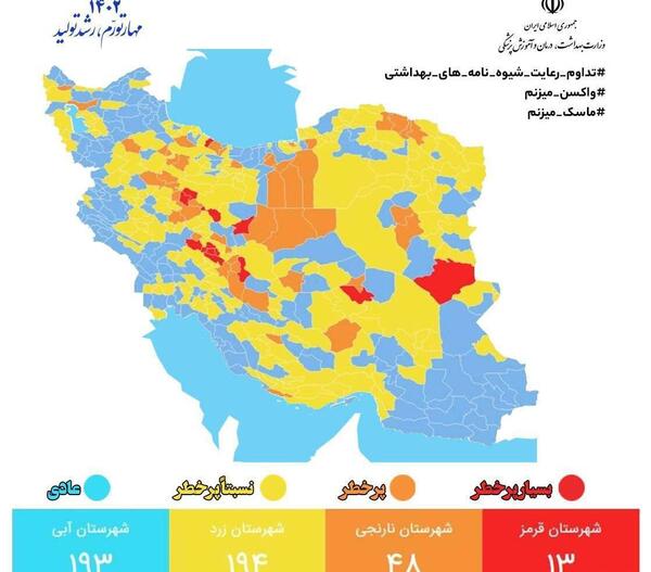 عکس وضعیت قرمز