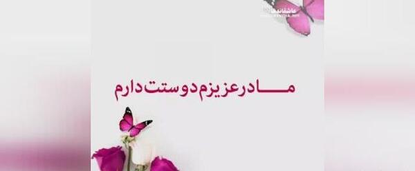 عکس نوشته مامان پروانه