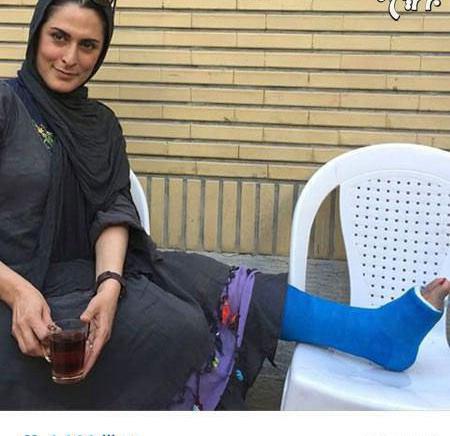عکس پای بهناز جعفری