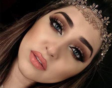 عکس دختر زیبا آرایش