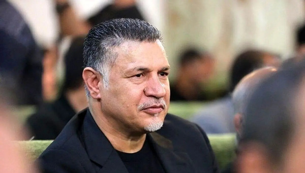 عکس علی کریمی در کنار احمدی نژاد