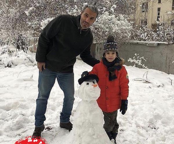 عکس بچه آریا عظیمی نژاد