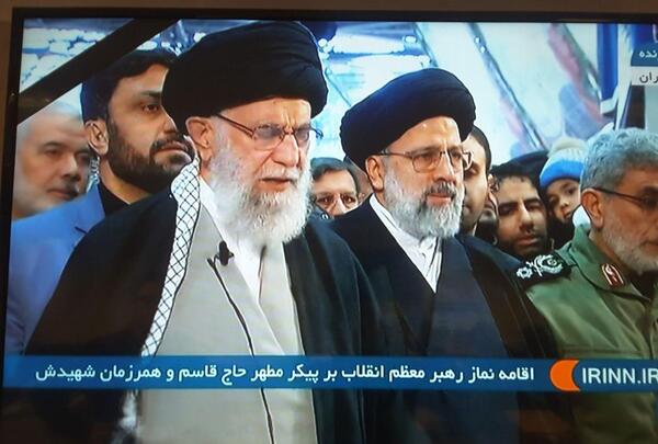 عکس جنازه ی شهید سلیمانی