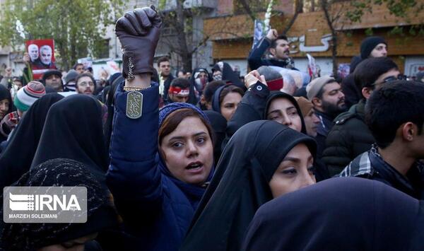 عکس جنازه ی شهید سلیمانی