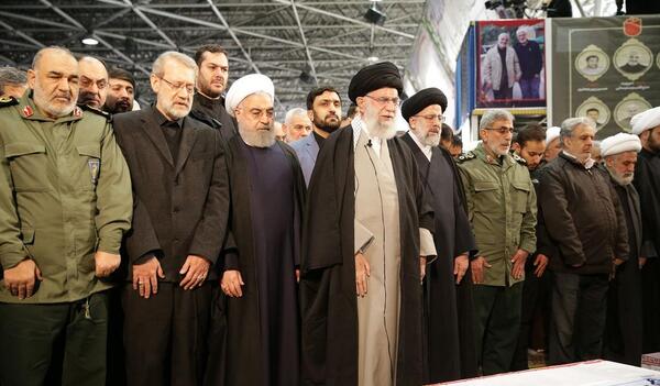 عکس جنازه ی شهید سلیمانی