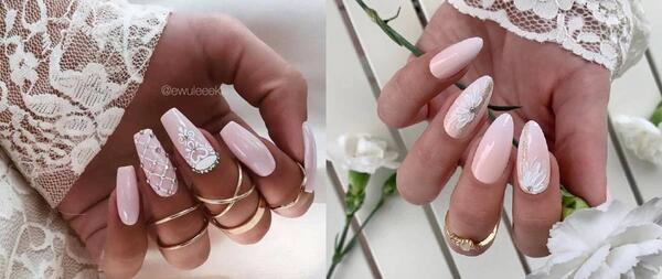 عکس مدل های طراحی ناخن عروس