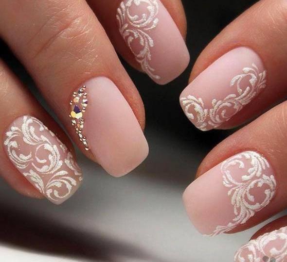 عکس مدل های طراحی ناخن عروس
