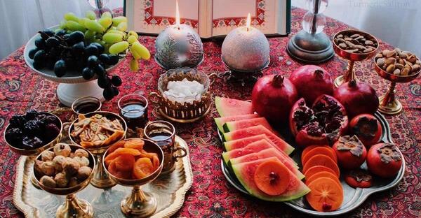 عکس از دکوراسیون شب یلدا