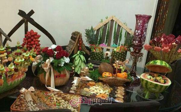 عکس از دکوراسیون شب یلدا